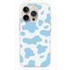 Чохол прозорий Print Animal Blue with MagSafe для iPhone 17 PRO Cow