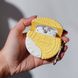 Чехол 3D для AirPods 1 | 2 Cookies Yellow