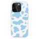 Чохол прозорий Print Animal Blue with MagSafe для iPhone 17 PRO Cow