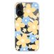 Чехол прозрачный Print Flower Color with MagSafe для iPhone 16 Plus Yellow