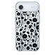 Чехол прозрачный Print Flower with MagSafe для iPhone 17 Air Floral Black