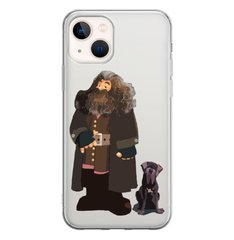 Чохол прозорий Print POTTERMANIA для iPhone 14 Plus Hagrid