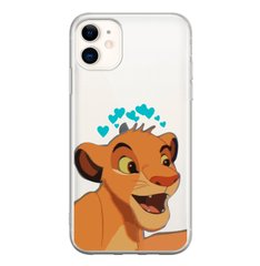 Чохол прозорий Print Lion King для iPhone 11 Simba Love Blue купити