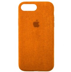 Чохол Alcantara Full для iPhone 7 | 8 | SE 2 | SE 3 Orange купити