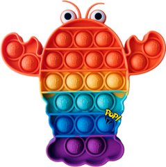 Pop-It игрушка Crawfish (Рак) Orange/Purple купить