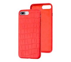 Чохол Leather Crocodile Сase для iPhone 7 Plus | 8 Plus Red купити