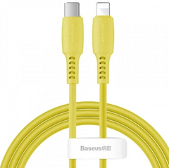 Кабель Baseus Colourful Type-C to Lightning 18W 2.4А (1.2m) Yellow купить