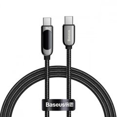 Кабель Baseus Display Fast Charging Type-C to Type-C 100W (1m) Black купити