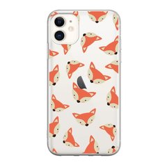 Чехол прозрачный Print Animals для iPhone 11 Fox купить