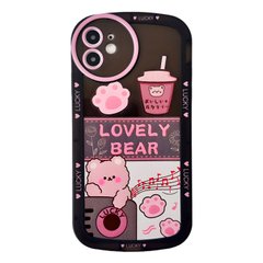 Чехол Lovely Bear TPU Case для iPhone 12 Black купить
