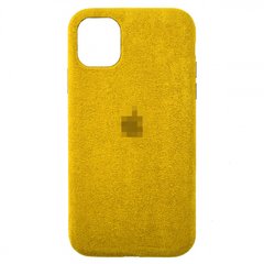 Чохол Alcantara Full для iPhone 11 Yellow купити