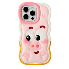 Чехол Волнистый с подставкой для iPhone 12 PRO MAX Pig купить