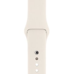 Ремінець Silicone Sport Band для Apple Watch 42mm | 44mm | 45mm | 49mm Antique White розмір S купити
