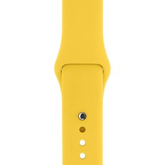 Ремінець Silicone Sport Band для Apple Watch 42mm | 44mm | 45mm | 49mm Yellow розмір S купити