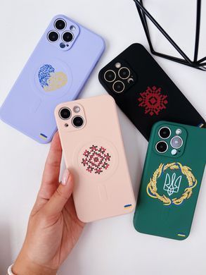 Чохол WAVE Ukraine Edition Case with MagSafe для iPhone 11 Stay with Ukraine Glycine - ash-mobile.com.ua - фото 3