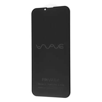 Захисне скло антишпигун WAVE PRIVACY Glass для iPhone 13 PRO MAX | 14 Plus Black - ash-mobile.com.ua - фото 1