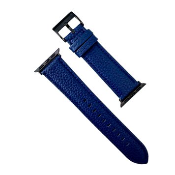 Ремешок New Hermes Leather для Apple Watch 38mm | 40mm | 41mm Midnight Blue - ash-mobile.com.ua - фото 1