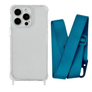 Чохол прозорий з ремінцем для iPhone 18 PRO Forest Green