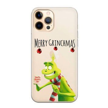 Чохол прозорий Print NEW YEAR для iPhone 16 PRO MAX Merry Grinchmas - ash-mobile.com.ua - фото 1