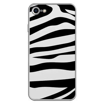 Чохол прозорий Print Zebra для iPhone 7 | 8 | SE 2 | SE 3 - ash-mobile.com.ua - фото 1