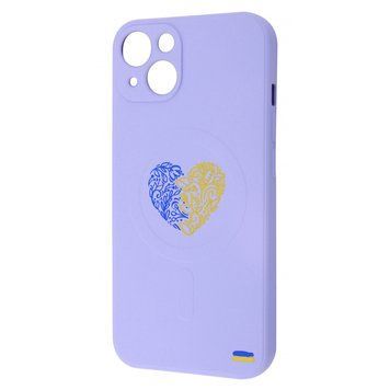 Чохол WAVE Ukraine Edition Case with MagSafe для iPhone 13 Ukraine Heart Glycine - ash-mobile.com.ua - фото 1