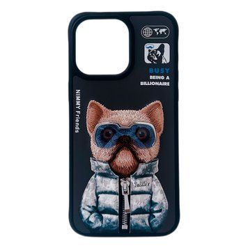 Чохол Nimmy Case AnimalZip для iPhone 15 Dog Black - ash-mobile.com.ua - фото 1