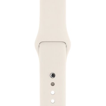 Ремінець Silicone Sport Band для Apple Watch 42mm | 44mm | 45mm | 46mm | 49mm Antique White розмір S - ash-mobile.com.ua - фото 1