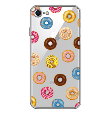 Чохол прозорий Print SUMMER для iPhone 7 | 8 | SE 2 | SE 3 Donut купити