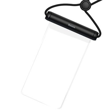 Чехол водонепроницаемый Baseus Cylinder slide-cover Waterproof bag до 7.2" Black