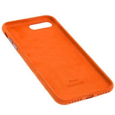Чохол Alcantara Full для iPhone 7 | 8 | SE 2 | SE 3 Orange - ash-mobile.com.ua - фото 2