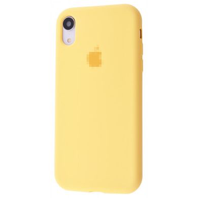 Чохол Silicone Case Full для iPhone XR Yellow - ash-mobile.com.ua - фото 1