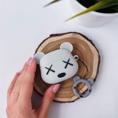 Чохол 3D для AirPods PRO KAWS MOUSE White - ash-mobile.com.ua - фото 2