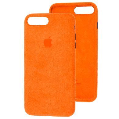 Чохол Alcantara Full для iPhone 7 | 8 | SE 2 | SE 3 Orange - ash-mobile.com.ua - фото 3