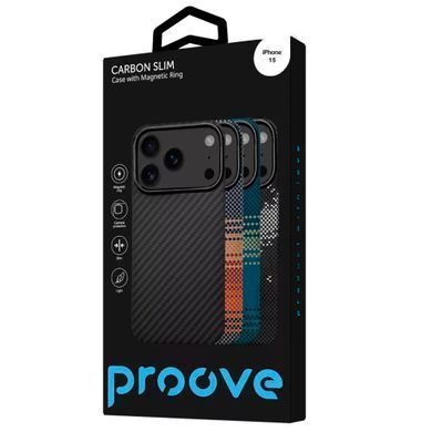 Чохол Proove Carbon Slim MagSafe для iPhone 15 Black - ash-mobile.com.ua - фото 3