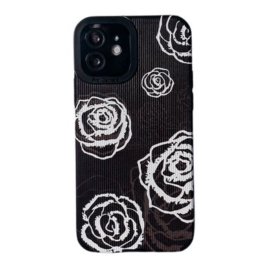 Чохол Ribbed Case для iPhone 12 Mini Rose Black/White купити