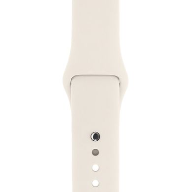 Ремешок Silicone Sport Band для Apple Watch 42mm | 44mm | 45mm | 46mm | 49mm Antique White размер S - ash-mobile.com.ua - фото 1