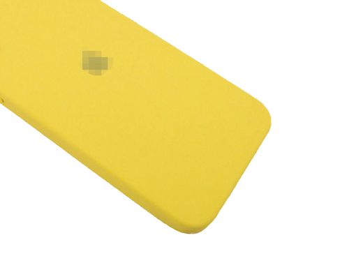 Чохол Silicone Case FULL+Camera Square для iPhone 7 Plus | 8 Plus Yellow купити
