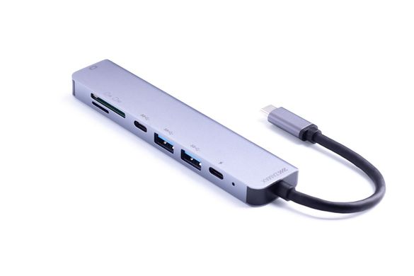 Перехідник для Macbook USB-хаб ZAMAX 7-в-1 купити
