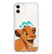 Чехол прозрачный Print Lion King для iPhone 11 Simba Love Blue купить