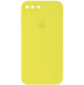 Чохол Silicone Case FULL+Camera Square для iPhone 7 Plus | 8 Plus Yellow