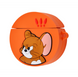 Чехол 3D для AirPods 1 | 2 Tom and Jerry Circle Orange купить