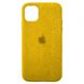 Чехол Alcantara Full для iPhone 11 Yellow