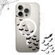 Чехол прозрачный Print Halloween with MagSafe для iPhone 17 PRO Flittermouse