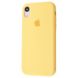Чехол Silicone Case Full для iPhone XR Yellow купить