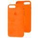 Чохол Alcantara Full для iPhone 7 | 8 | SE 2 | SE 3 Orange