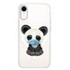 Чехол прозрачный Print Animals with MagSafe для iPhone XR Panda купить