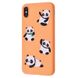 Чохол WAVE Fancy Case для iPhone X | XS Panda Orange