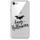 Чохол прозорий Print Halloween для iPhone 7 | 8 | SE 2 | SE 3 Happy Halloween купити