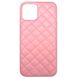 Чохол Leather Case QUILTED для iPhone 12 PRO MAX Pink - ash-mobile.com.ua - фото 1