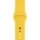 Ремінець Silicone Sport Band для Apple Watch 42mm | 44mm | 45mm | 49mm Yellow розмір S
